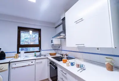 Una cocina o zona de cocina en Casa nora villanua