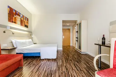 Cama o camas de una habitación en Hotel YIT Ciudad De Zaragoza