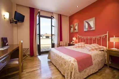 Cama o camas de una habitación en Hotel Ekai