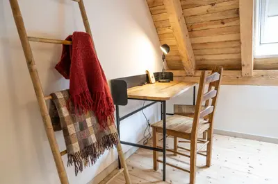 Plano de Muntanyó Luxury Lodge con sauna, parking y guardaesquis en Ruda