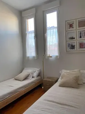 Cama o camas de una habitación en Atico lira