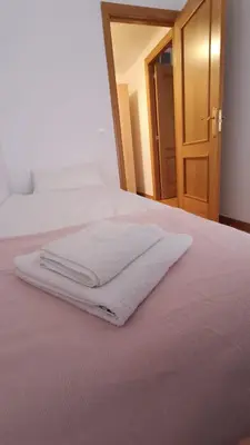 Cama o camas de una habitación en Apartamento San Agustín