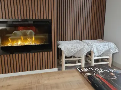 Zona de estar de Stone House near Cerler Ski Resort