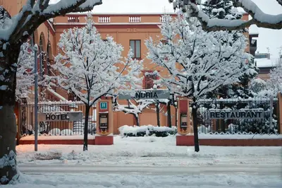 Hotel Andria en invierno