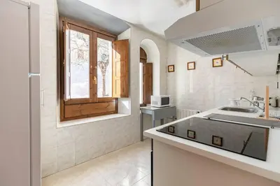 Una cocina o zona de cocina en Espectacular apartamento reformado en edificio histórico, con WIFI