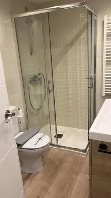 Un baño de Casa Otal Panticosa