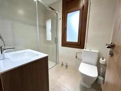 Un baño de Apartament familiar amb vistes i cèntric by RURAL D'ÀNEU