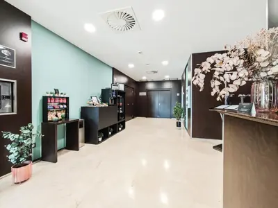 El vestíbulo o zona de recepción de AZZ Pamplona Norte Hotel