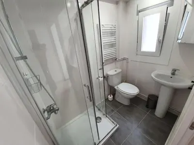 Un baño de Acogedor piso en el centro de Sabiñanigo
