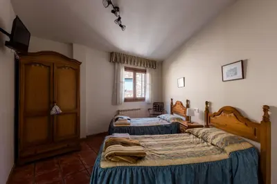Cama o camas de una habitación en Casa Samarra