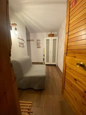 Cama o camas de una habitación en Rincón de Cerler
