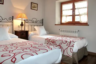 Cama o camas de una habitación en Apartamentos Deth Camin Reiau