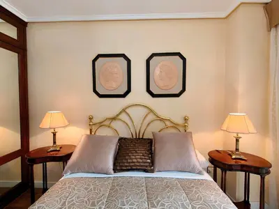 Cama o camas de una habitación en La Elegancia del Centro by Alogest