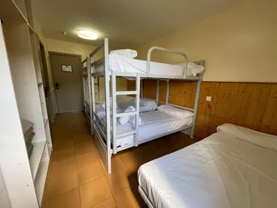 Cama o camas de una habitación en Hotel Taüll