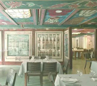 Un restaurante o sitio para comer en Hotel Santa Cristina Petit Spa