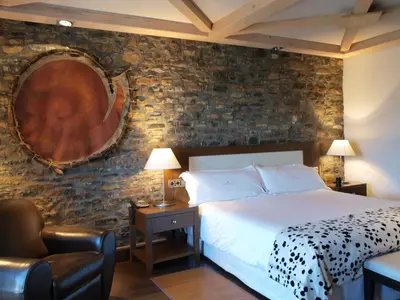 Cama o camas de una habitación en Los Siete Reyes