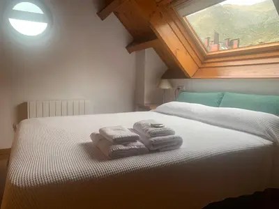 Cama o camas de una habitación en Allotjament SV
