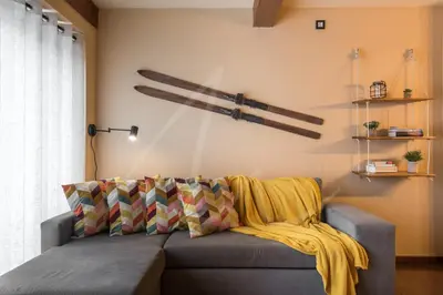 Zona de estar de Casa Montjòia by SeaMount Rentals