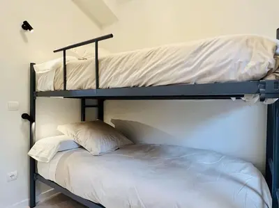 Cama o camas de una habitación en Minutar. Luminoso y reformado