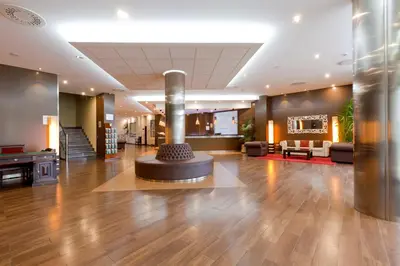 Zona de estar de Hotel Ciudad de Alcañiz