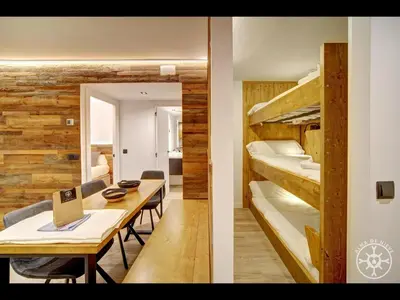 Cama o camas de una habitación en MANAUD de Alma de Nieve