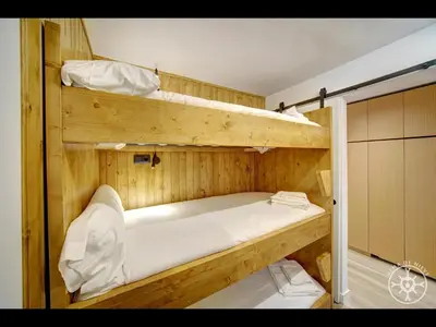 Cama o camas de una habitación en MANAUD de Alma de Nieve