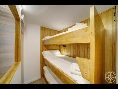 Cama o camas de una habitación en MANAUD de Alma de Nieve