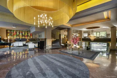 Zona de estar de Hotel Tres Reyes Pamplona