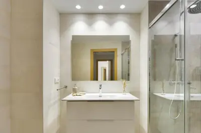 Un baño de Apartamentos La muralla de Jaca