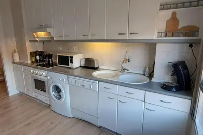 Una cocina o zona de cocina en Piso acogedor en los Pirineos