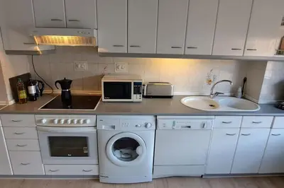 Una cocina o zona de cocina en Piso acogedor en los Pirineos