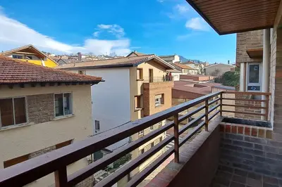 Un balcón o terraza de Piso acogedor en los Pirineos