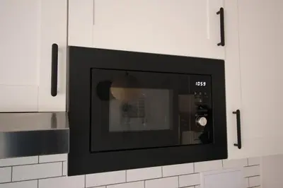 Una cocina o zona de cocina en Cómodo piso en el Pirineo Aragonés
