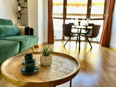 Zona de estar de Tenor Apartamento inc Parking