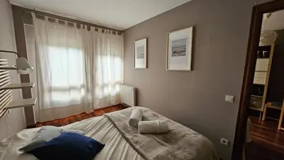 Cama o camas de una habitación en Apartamento Tramuntana