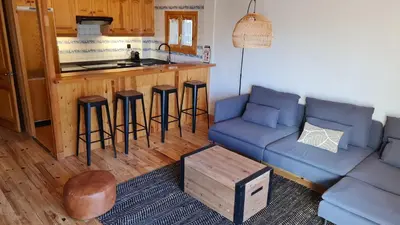 Una cocina o zona de cocina en Boí Taüll CALMA DÚPLEX