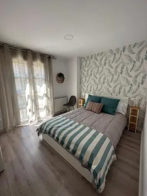 Cama o camas de una habitación en Apartamento Entre Ríos