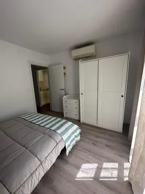 Cama o camas de una habitación en Apartamento Entre Ríos