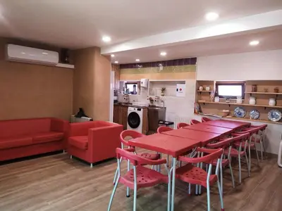 Zona de estar de La Calma de Pàmies