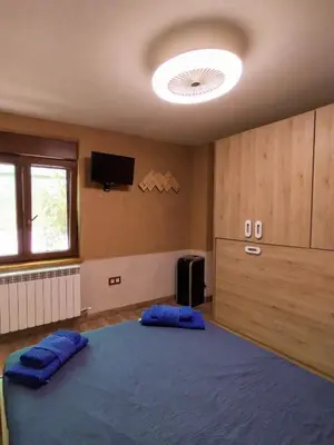 Cama o camas de una habitación en La Calma de Pàmies