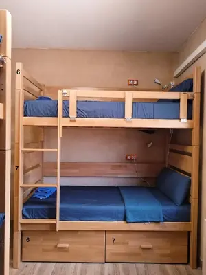 Litera o literas de una habitación en La Calma de Pàmies