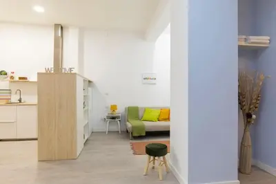 Una cocina o zona de cocina en Moderno apartamento en casco histórico + desayuno!
