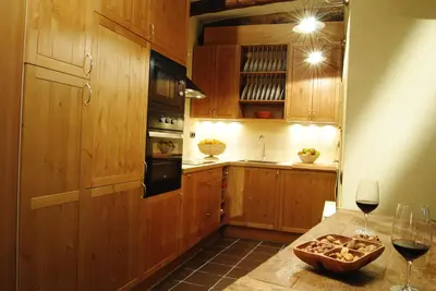 Una cocina o zona de cocina en Cal Porxo del Priorat