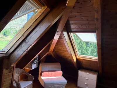 Zona de estar de Dúplex elegante de montaña con vistas y confort - Erta 6