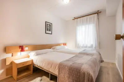 Cama o camas de una habitación en Barlongueta y Totiaran