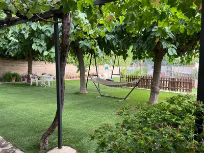 Jardín al aire libre en Casa Rural Espasa