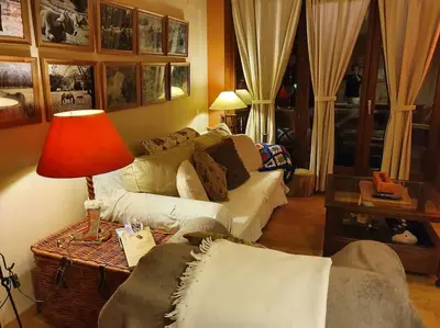 Zona de estar de DUPLEX ABUHARDILLADO EN ESTERRI d'ÀNEU