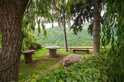 Jardín al aire libre en Casa Joana - Apartamento Lo Pamano
