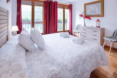 Cama o camas de una habitación en Casa Joana - Apartamento Lo Pamano