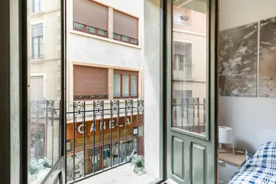 Un balcón o terraza de Apartamento CityCenter Tudela